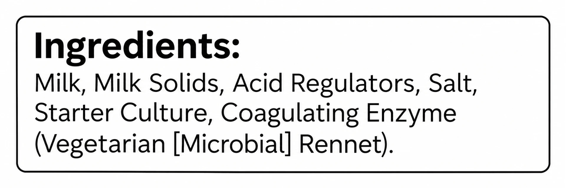 Ingredients